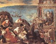 MAINO, Fray Juan Bautista The Recovery of Bahia in 1625 sg oil painting on canvas